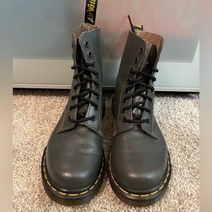 Grey Leather Dr. Martens size 6